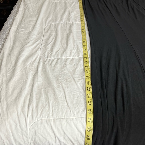 Chaps black long dress, sleeves less, size 4, 95% polyester 5% elastane, - Picture 6 of 8